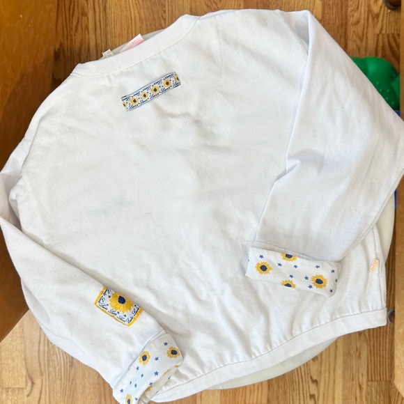 Vintage 6x Little Levi’s Cardigan Sunflower Sweater - Picture 5 of 5